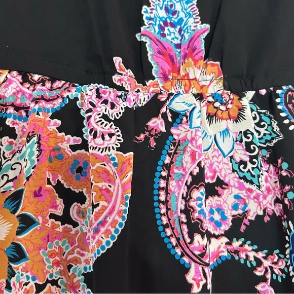 NWT Express Floral Short Sleeve Dress - Size M - Picture 3 of 7